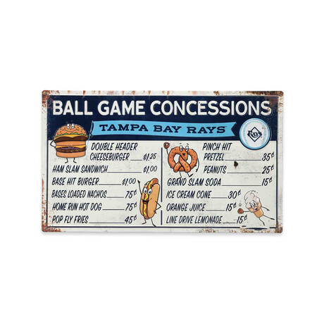 Tampa Bay Rays // Concession Metal