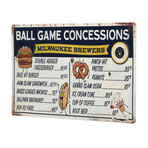 Milwaukee Brewers // Concession Metal