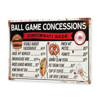 Cincinnati Reds // Concession Metal