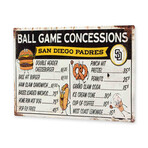 San Diego Padres // Concession Metal