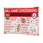 St. Louis Cardinals // Concession Metal