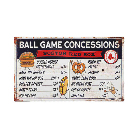 Boston Red Sox // Concession Metal