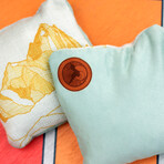 Dual Sided Cornhole Bags (Orange Horizon)