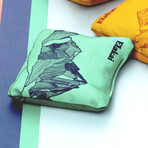 Dual Sided Cornhole Bags (Orange Horizon)