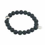 Pheromone Lava Rock Bracelet // Men Attracting Women (Large)