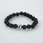 Pheromone Lava Rock Bracelet // Men Attracting Women (Large)