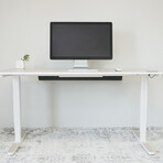 Yaasa Adjustable Desk Pro // Light Wood (52"W x 26"D)