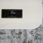 Yaasa Adjustable Desk Pro // Light Wood (52"W x 26"D)