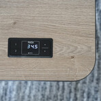 Yaasa Adjustable Desk Pro // Dark (52"W x 26"D)