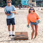 Printed Cornhole Boards // Retro Elakai // Set Of 2