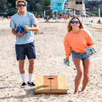 Printed Cornhole Boards // Woody // Set Of 2