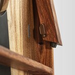 Live Edge Resin Cornhole Boards // Black