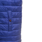 Puffer Vest // Blue (M)