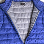 Puffer Vest // Blue (M)