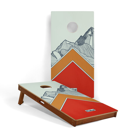 Printed Cornhole Boards // Mount Elakai // Set Of 2