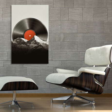 Retro Vinyl Record (8"W x 12"H x 0.75"D)