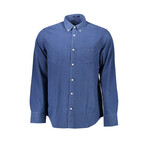 Braxton Long Sleeve Button Down Shirt // Blue (S)