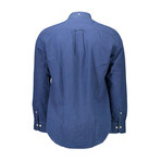 Braxton Long Sleeve Button Down Shirt // Blue (S)