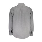 Nico Long Sleeve Italian Collar Shirt // Gray (S)