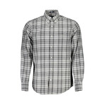 Ronan Long Sleeve Button Down Shirt // Gray (M)