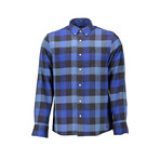 Preston Long Sleeve Button Down Shirt // Blue (S)