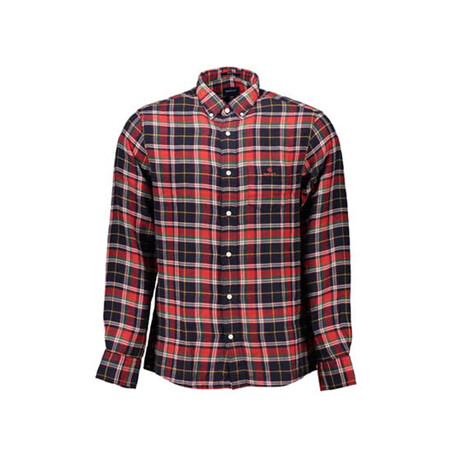 Knox Long Sleeve Button Down Shirt // Red (S)