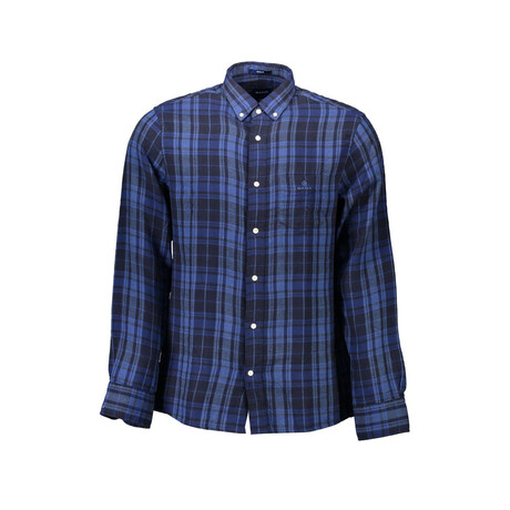Adonis Long Sleeve Button Down Shirt // Blue (S)