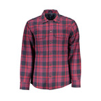 Finley Long Sleeve Italian Collar Shirt // Violet (S)