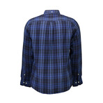 Adonis Long Sleeve Button Down Shirt // Blue (L)
