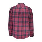 Finley Long Sleeve Italian Collar Shirt // Violet (S)