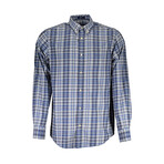 Bentley Long Sleeve Button Down Shirt // Blue (S)