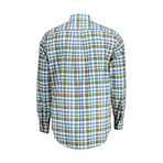 Nash Long Sleeve Button Down Shirt // Blue (L)