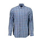 Maxwell Long Sleeve Button Down Shirt // Blue (S)