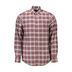 Bryce Long Sleeve Button Down Shirt // Red (2XL)