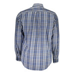 Bentley Long Sleeve Button Down Shirt // Blue (S)