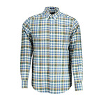 Nash Long Sleeve Button Down Shirt // Blue (L)