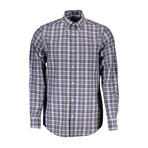 Jayce Long Sleeve Button Down Shirt // Blue (XL)