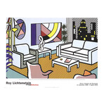 Roy Lichtenstein // Interior with Skyline, Collage for Painting // 2000 Offset Lithograph