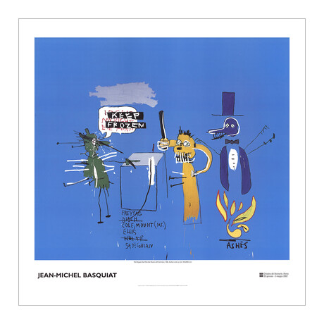 Jean Michel Basquiat // The Dingoes that Park Their Brain with Their Gum // 2002 Offset Lithograph