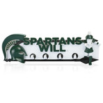 Michigan State // "Spartans Will" Hook Rack