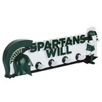 Michigan State // "Spartans Will" Hook Rack