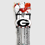 Georgia Bulldogs // Hairy Dog Hook Rack