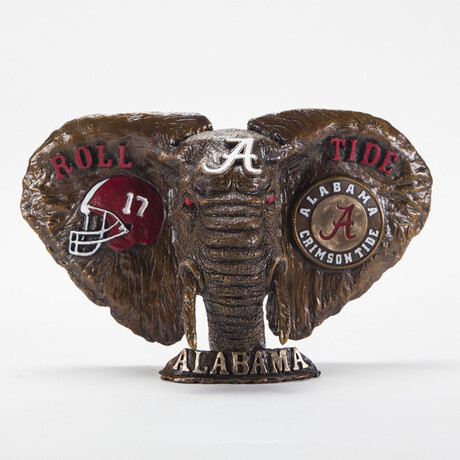 Alabama Crimson Tide // The Bama Beast '17 Sculpture // Limited Edition Collegiate Bronze