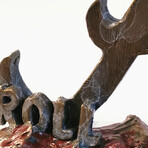 Alabama Crimson Tide // Script A "Roll Tide" Sculpture // Limited Edition Collegiate Bronze