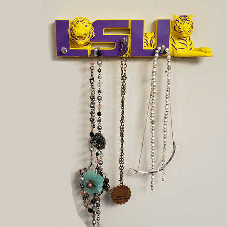 LSU Tigers // Big Cat Hook Rack