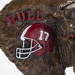 Alabama Crimson Tide // The Bama Beast '17 Sculpture // Limited Edition Collegiate Bronze