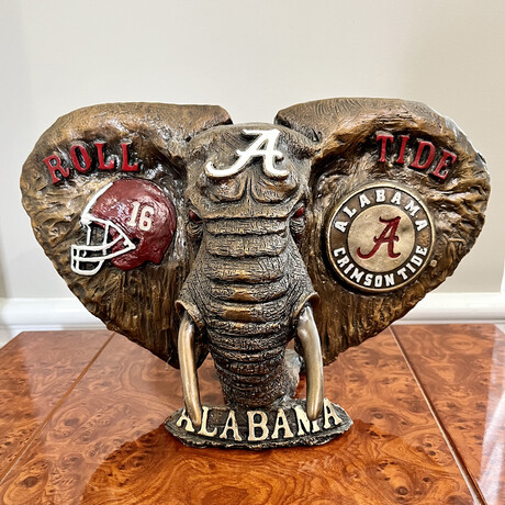 Alabama Crimson Tide // The Bama Beast '16 Sculpture // Limited Edition Collegiate Bronze (Bronze)