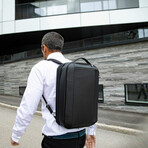 Rucksack Expandable Carry-On // 9L - 18L (Black)