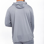 Zip-Up Hoody // Gray (M)