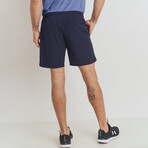 Wave Accent Essential Shorts // Dark Navy (L)